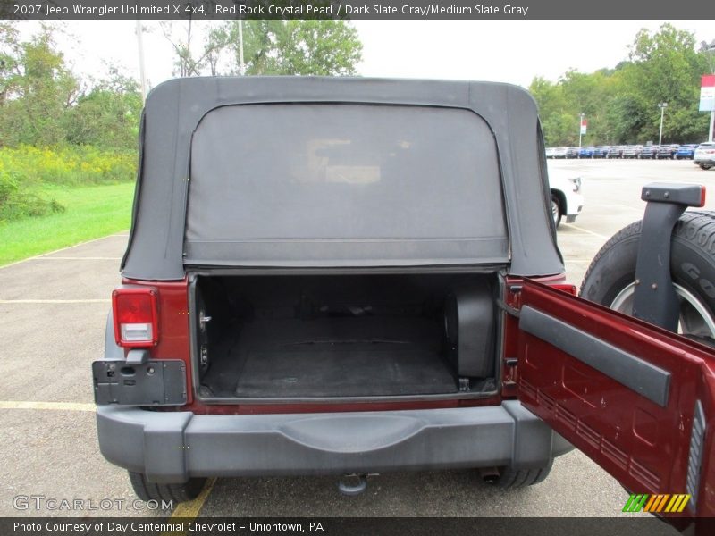 Red Rock Crystal Pearl / Dark Slate Gray/Medium Slate Gray 2007 Jeep Wrangler Unlimited X 4x4