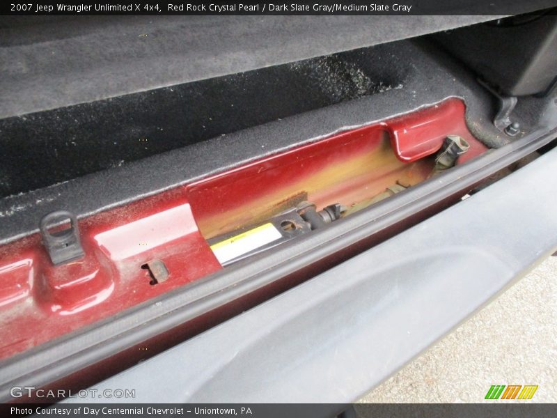 Red Rock Crystal Pearl / Dark Slate Gray/Medium Slate Gray 2007 Jeep Wrangler Unlimited X 4x4