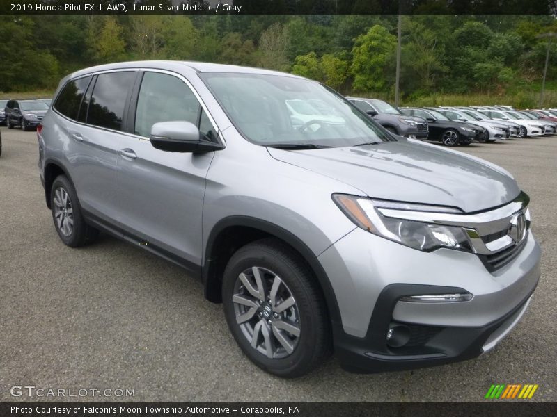 Front 3/4 View of 2019 Pilot EX-L AWD