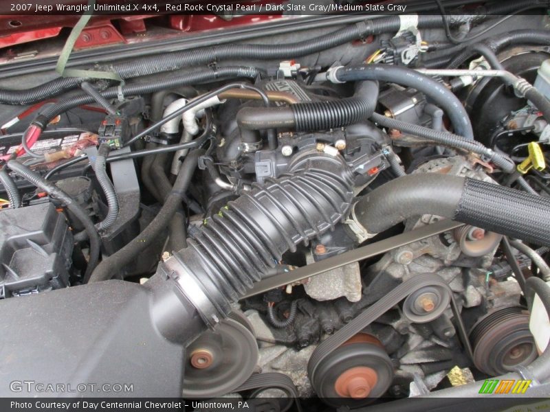 Red Rock Crystal Pearl / Dark Slate Gray/Medium Slate Gray 2007 Jeep Wrangler Unlimited X 4x4