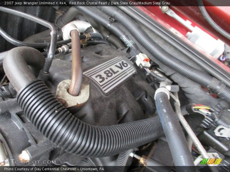 Red Rock Crystal Pearl / Dark Slate Gray/Medium Slate Gray 2007 Jeep Wrangler Unlimited X 4x4