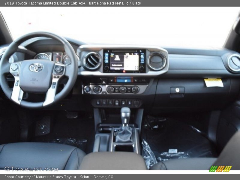 Barcelona Red Metallic / Black 2019 Toyota Tacoma Limited Double Cab 4x4