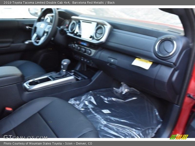 Barcelona Red Metallic / Black 2019 Toyota Tacoma Limited Double Cab 4x4