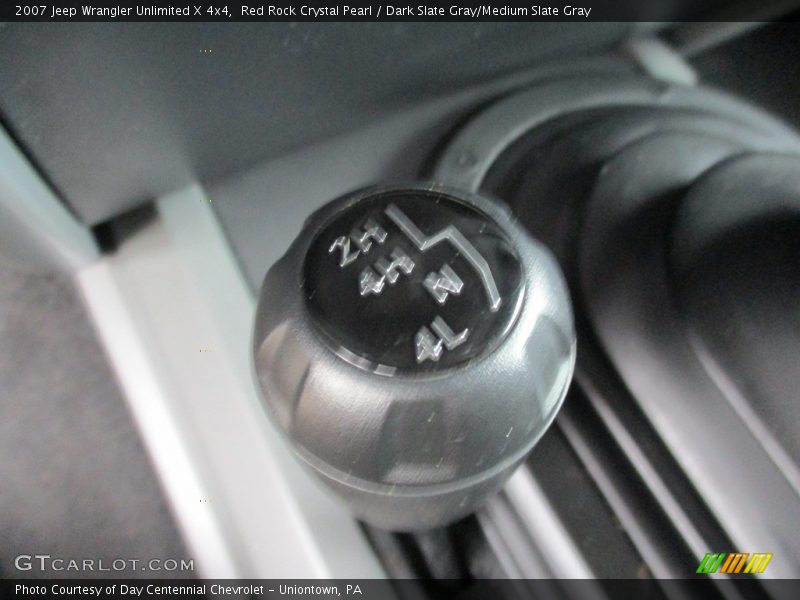 Red Rock Crystal Pearl / Dark Slate Gray/Medium Slate Gray 2007 Jeep Wrangler Unlimited X 4x4