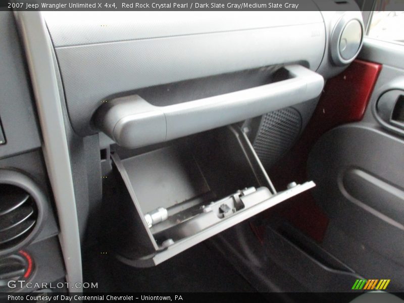 Red Rock Crystal Pearl / Dark Slate Gray/Medium Slate Gray 2007 Jeep Wrangler Unlimited X 4x4