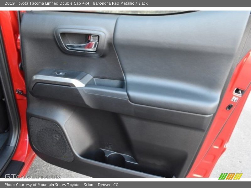 Barcelona Red Metallic / Black 2019 Toyota Tacoma Limited Double Cab 4x4