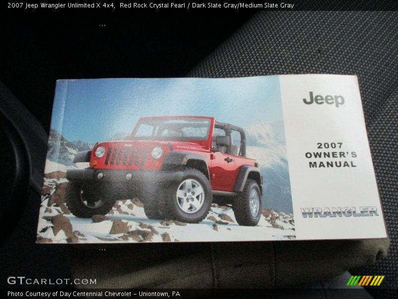 Red Rock Crystal Pearl / Dark Slate Gray/Medium Slate Gray 2007 Jeep Wrangler Unlimited X 4x4