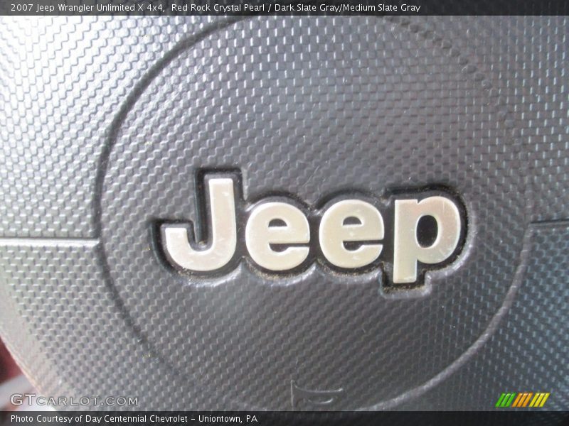 Red Rock Crystal Pearl / Dark Slate Gray/Medium Slate Gray 2007 Jeep Wrangler Unlimited X 4x4
