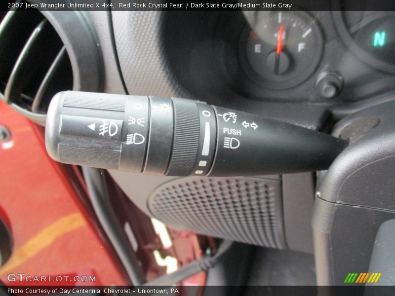 Red Rock Crystal Pearl / Dark Slate Gray/Medium Slate Gray 2007 Jeep Wrangler Unlimited X 4x4
