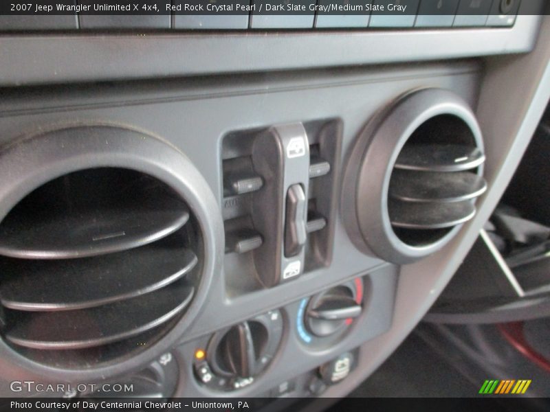 Red Rock Crystal Pearl / Dark Slate Gray/Medium Slate Gray 2007 Jeep Wrangler Unlimited X 4x4
