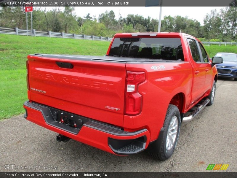 Red Hot / Jet Black 2019 Chevrolet Silverado 1500 RST Crew Cab 4WD