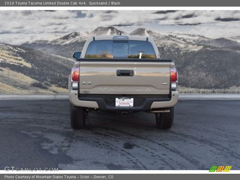 Quicksand / Black 2019 Toyota Tacoma Limited Double Cab 4x4