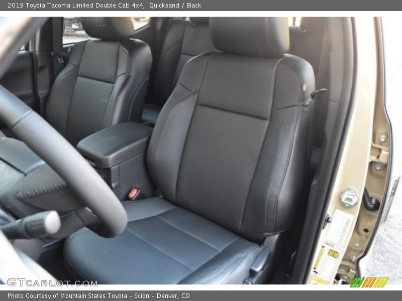 Front Seat of 2019 Tacoma Limited Double Cab 4x4