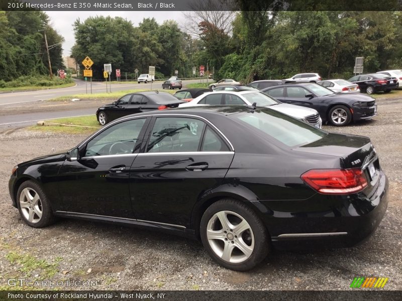 Black / Black 2016 Mercedes-Benz E 350 4Matic Sedan