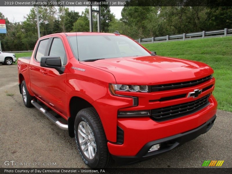 Red Hot / Jet Black 2019 Chevrolet Silverado 1500 RST Crew Cab 4WD