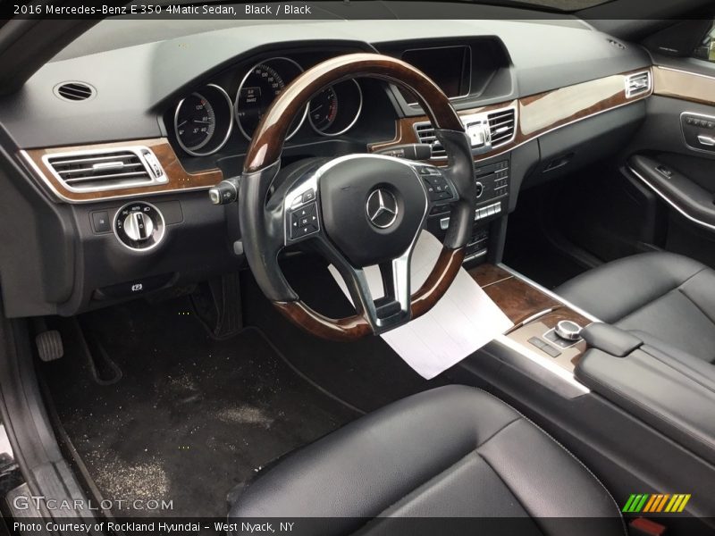 Black / Black 2016 Mercedes-Benz E 350 4Matic Sedan