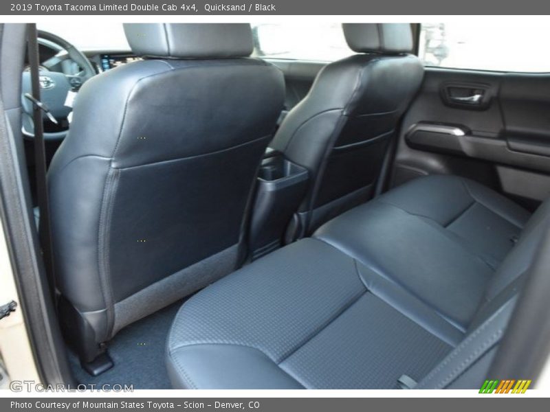 Rear Seat of 2019 Tacoma Limited Double Cab 4x4