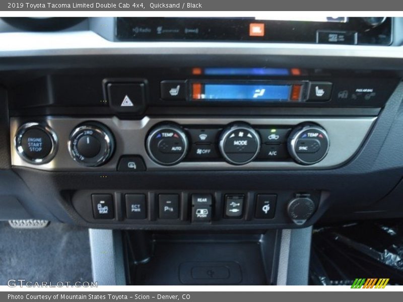 Controls of 2019 Tacoma Limited Double Cab 4x4