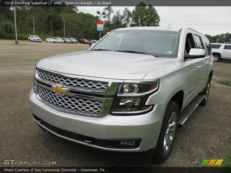 Silver Ice Metallic / Jet Black 2019 Chevrolet Suburban LT 4WD