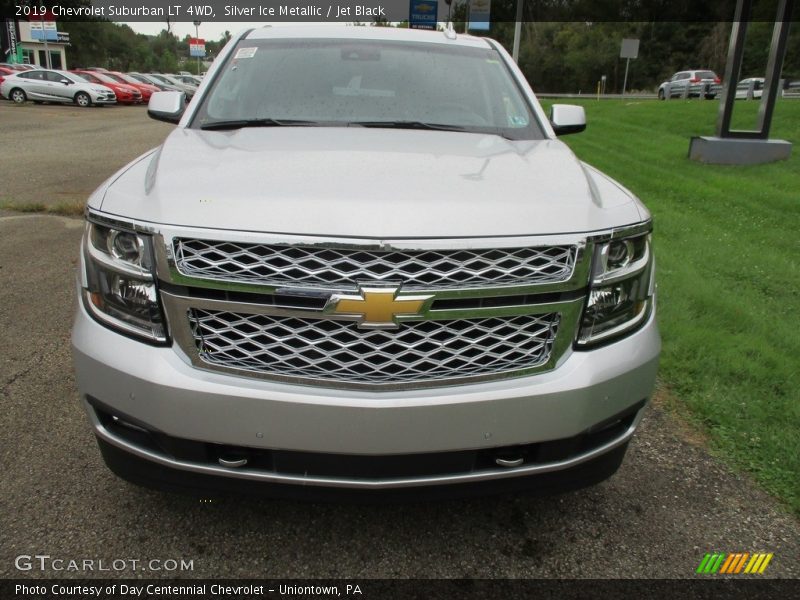 Silver Ice Metallic / Jet Black 2019 Chevrolet Suburban LT 4WD