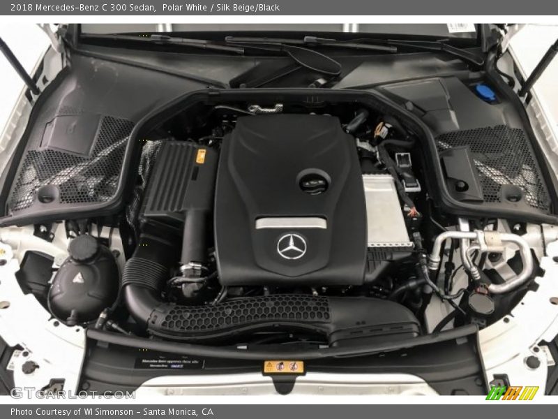 Polar White / Silk Beige/Black 2018 Mercedes-Benz C 300 Sedan