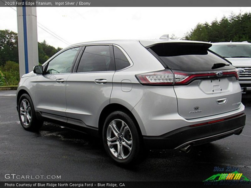 Ingot Silver / Ebony 2018 Ford Edge Titanium