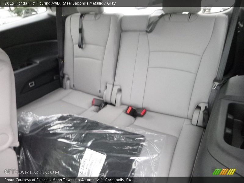 Steel Sapphire Metallic / Gray 2019 Honda Pilot Touring AWD