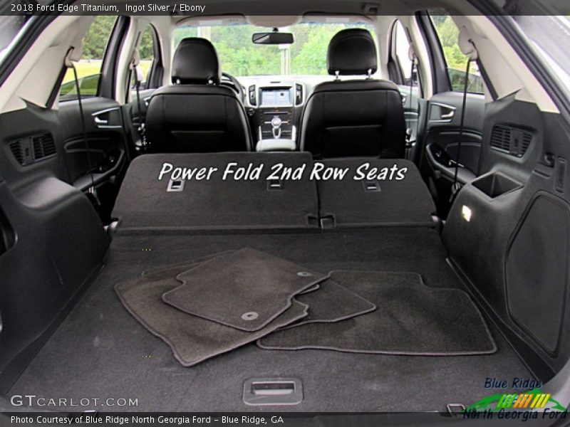 Ingot Silver / Ebony 2018 Ford Edge Titanium