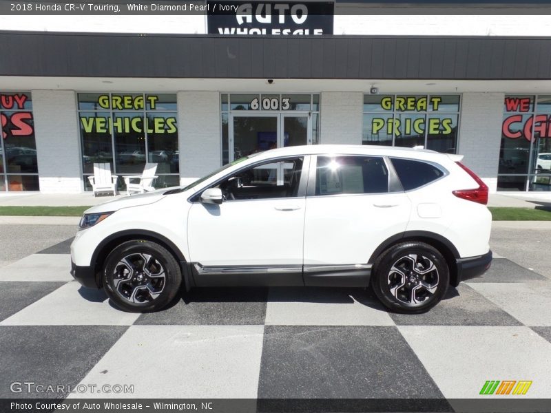 White Diamond Pearl / Ivory 2018 Honda CR-V Touring