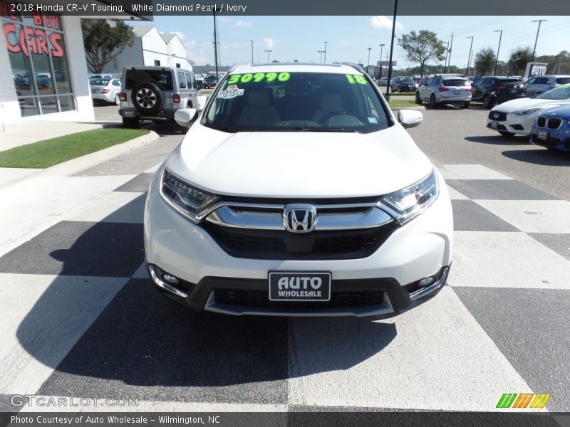 White Diamond Pearl / Ivory 2018 Honda CR-V Touring
