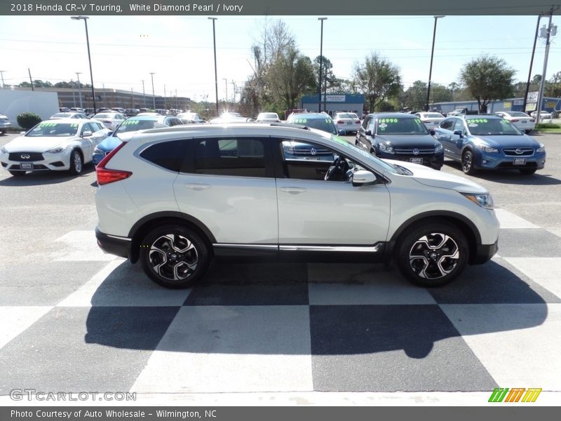White Diamond Pearl / Ivory 2018 Honda CR-V Touring