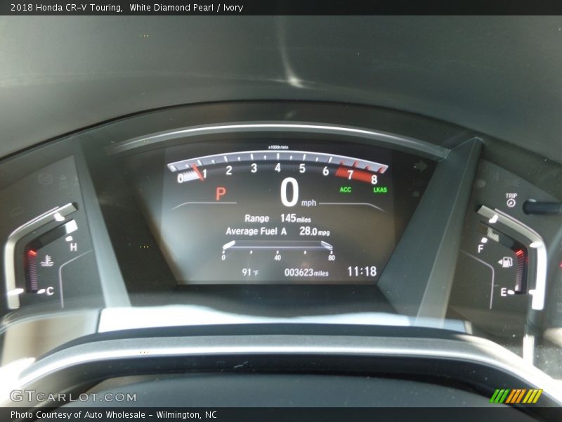 White Diamond Pearl / Ivory 2018 Honda CR-V Touring