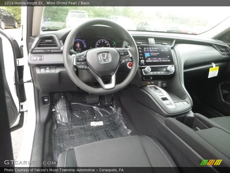 White Orchid Pearl / Black 2019 Honda Insight EX