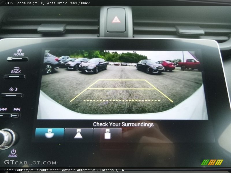 White Orchid Pearl / Black 2019 Honda Insight EX