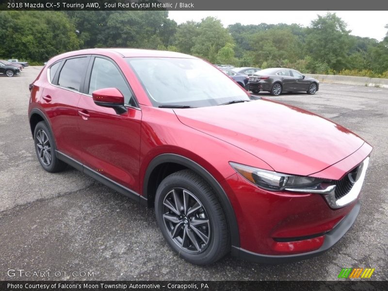 Soul Red Crystal Metallic / Black 2018 Mazda CX-5 Touring AWD