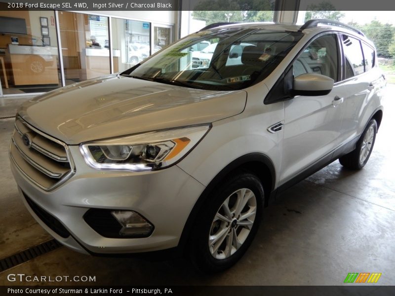 Ingot Silver / Charcoal Black 2018 Ford Escape SEL 4WD