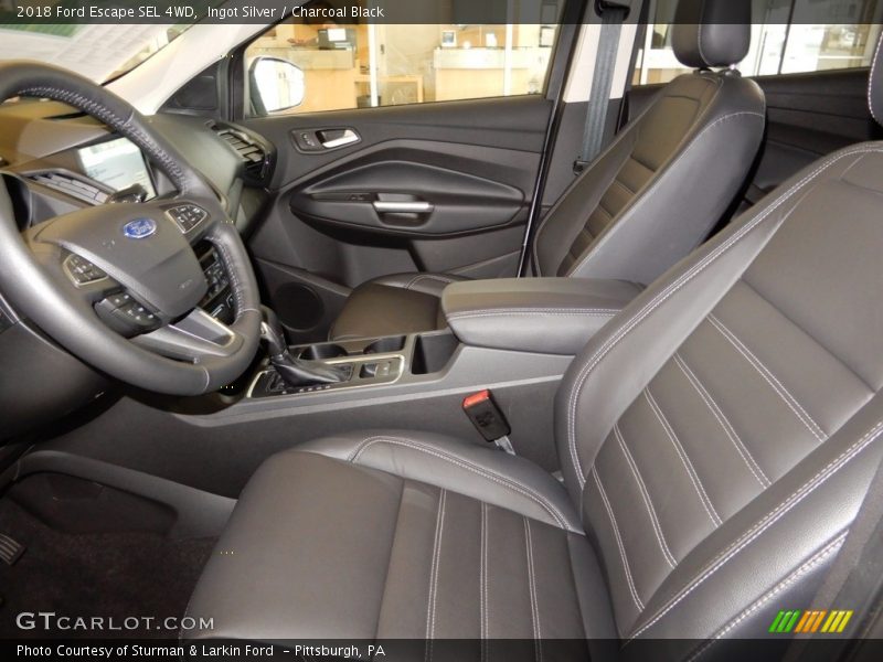 Ingot Silver / Charcoal Black 2018 Ford Escape SEL 4WD