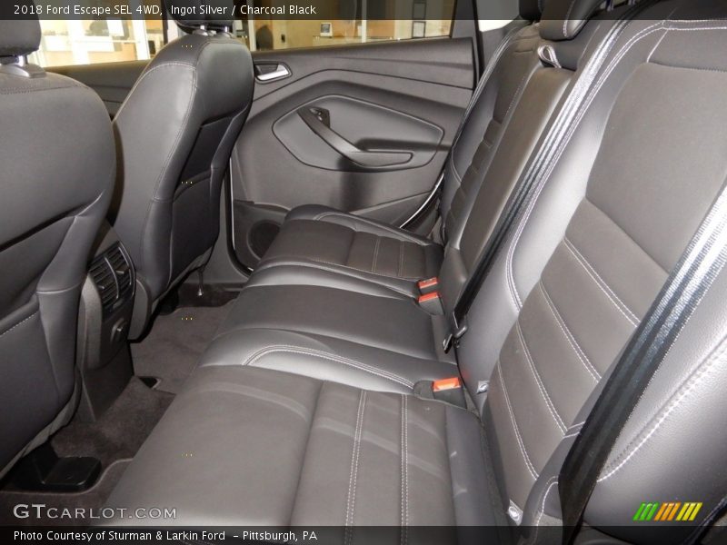 Ingot Silver / Charcoal Black 2018 Ford Escape SEL 4WD