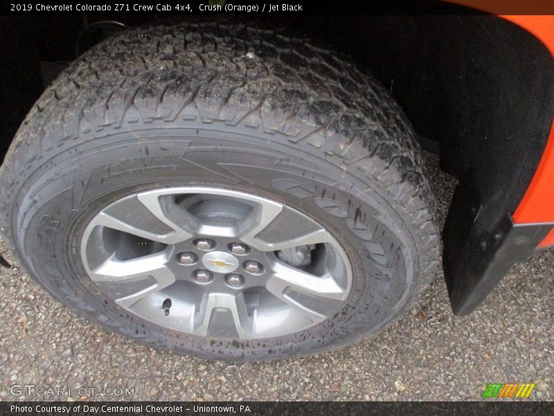 Crush (Orange) / Jet Black 2019 Chevrolet Colorado Z71 Crew Cab 4x4