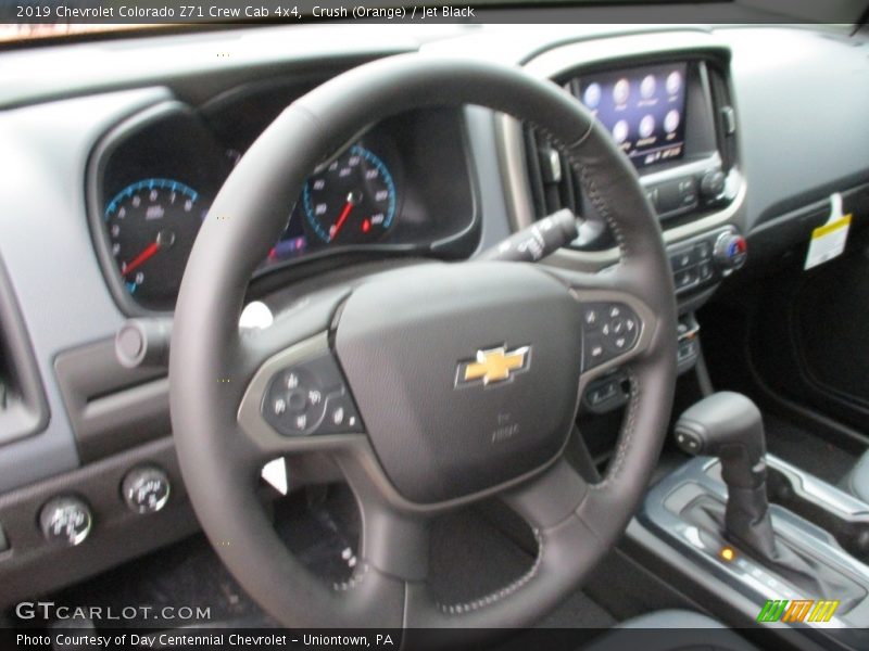 Crush (Orange) / Jet Black 2019 Chevrolet Colorado Z71 Crew Cab 4x4