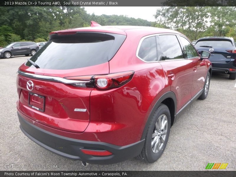 Soul Red Crystal Metallic / Black 2019 Mazda CX-9 Touring AWD