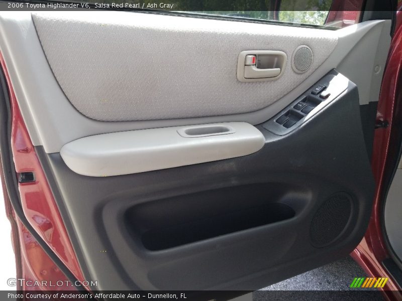 Salsa Red Pearl / Ash Gray 2006 Toyota Highlander V6