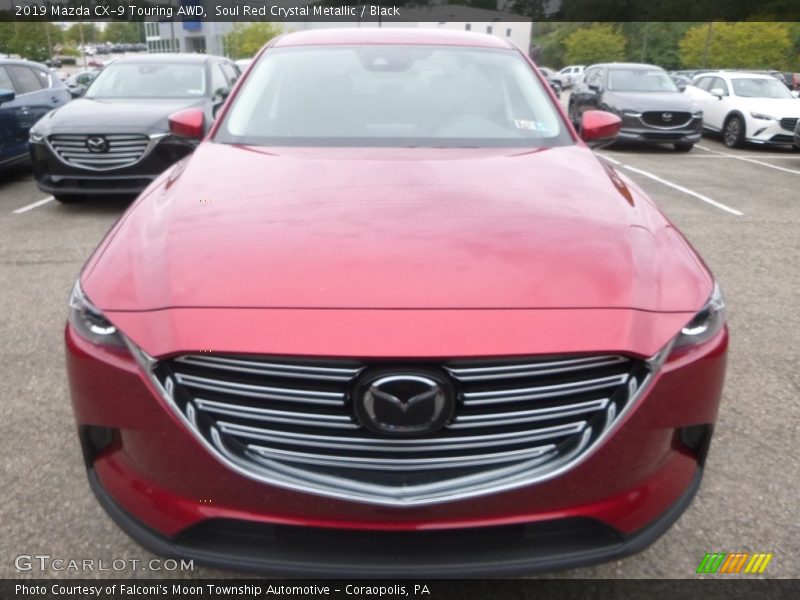 Soul Red Crystal Metallic / Black 2019 Mazda CX-9 Touring AWD