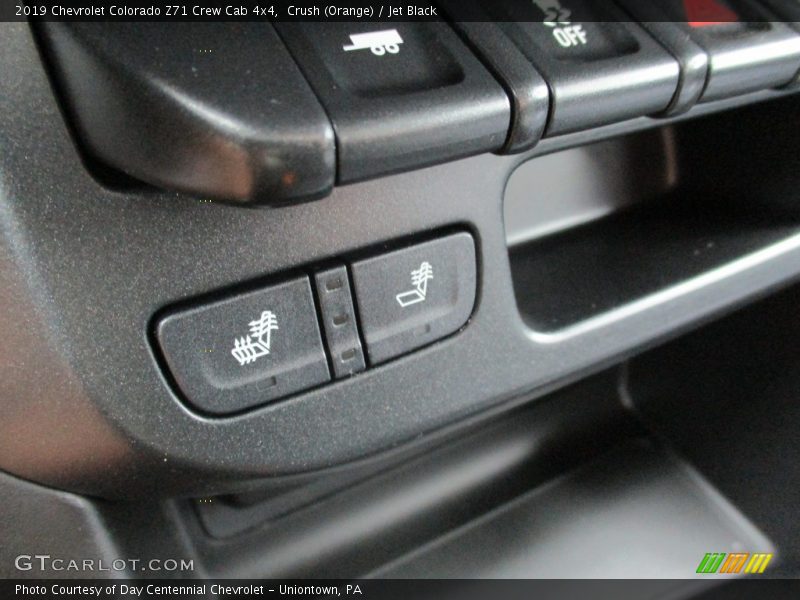 Crush (Orange) / Jet Black 2019 Chevrolet Colorado Z71 Crew Cab 4x4