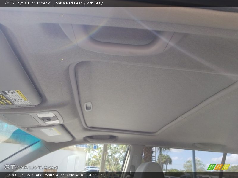 Salsa Red Pearl / Ash Gray 2006 Toyota Highlander V6