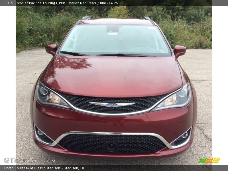 Velvet Red Pearl / Black/Alloy 2019 Chrysler Pacifica Touring L Plus