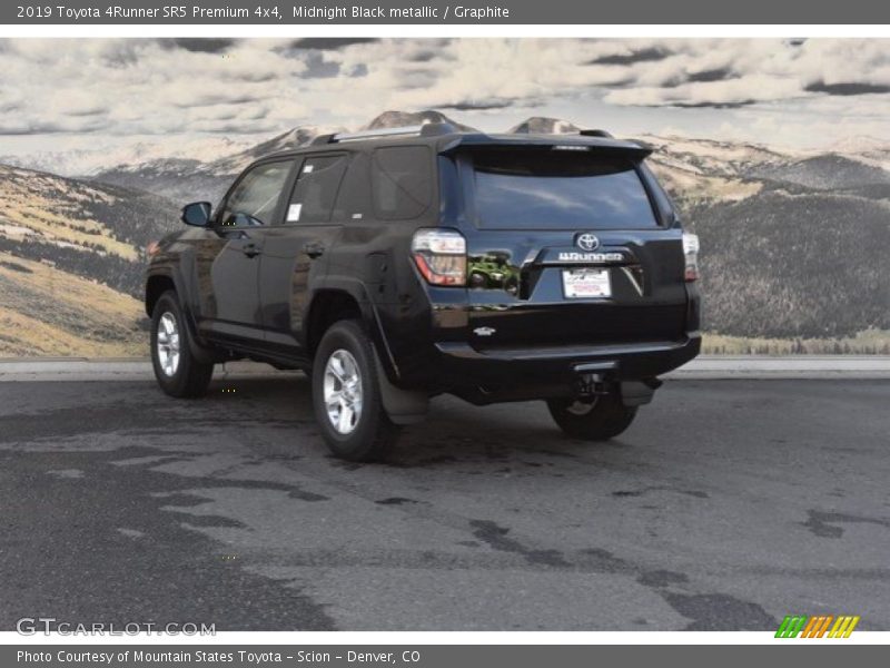 Midnight Black metallic / Graphite 2019 Toyota 4Runner SR5 Premium 4x4