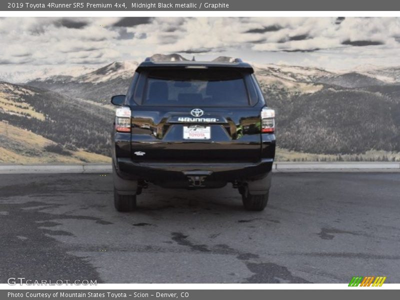 Midnight Black metallic / Graphite 2019 Toyota 4Runner SR5 Premium 4x4