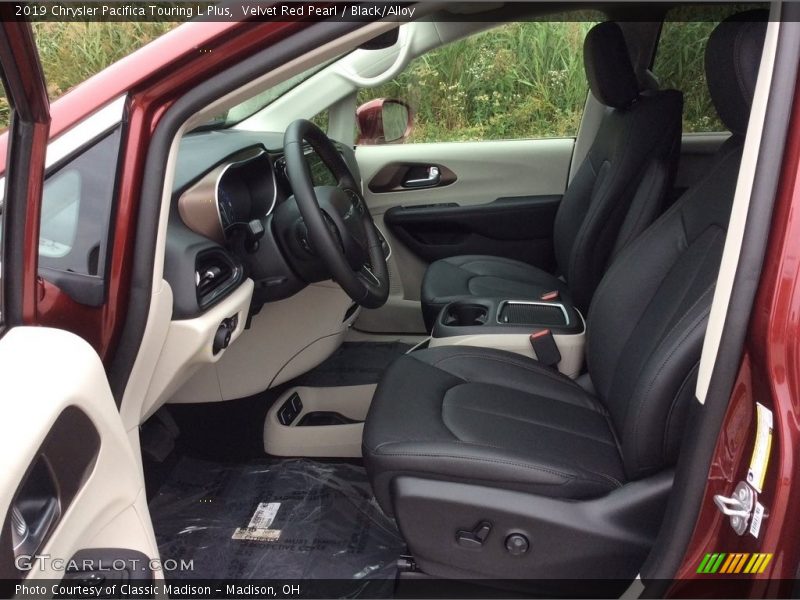 Front Seat of 2019 Pacifica Touring L Plus