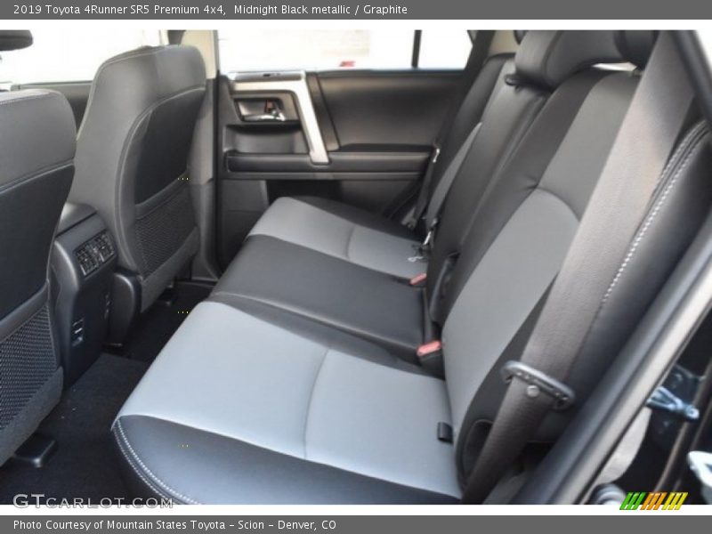Rear Seat of 2019 4Runner SR5 Premium 4x4